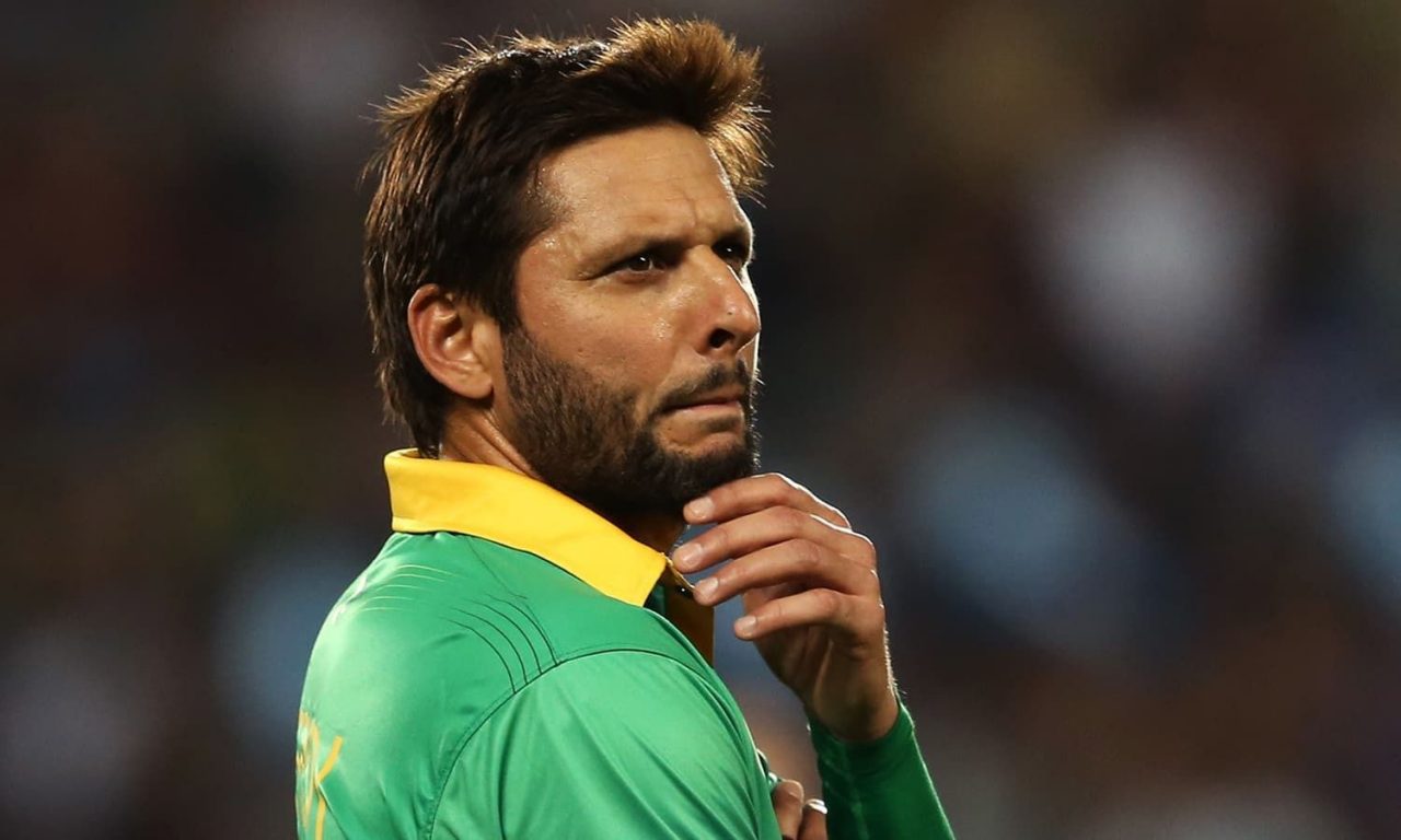 Pictures Of Shahid Afridi Face Reaction