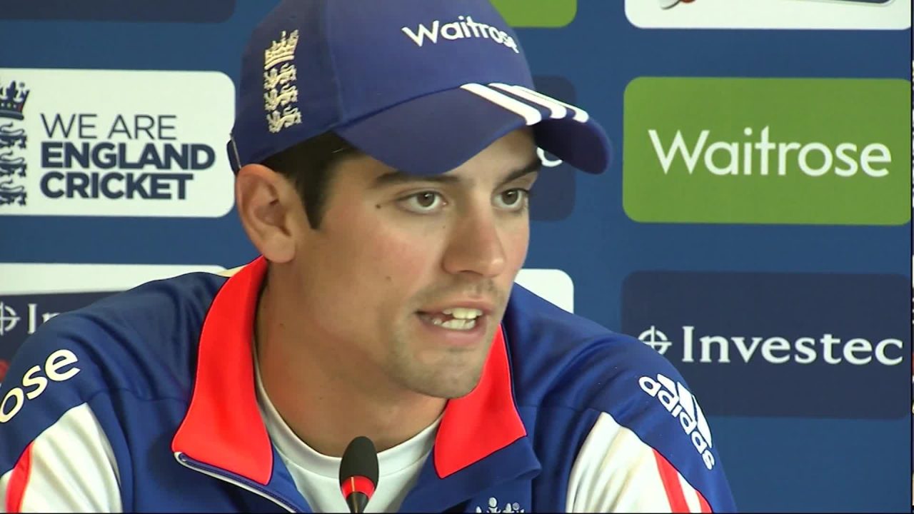 Alastair Cook At Press Conference