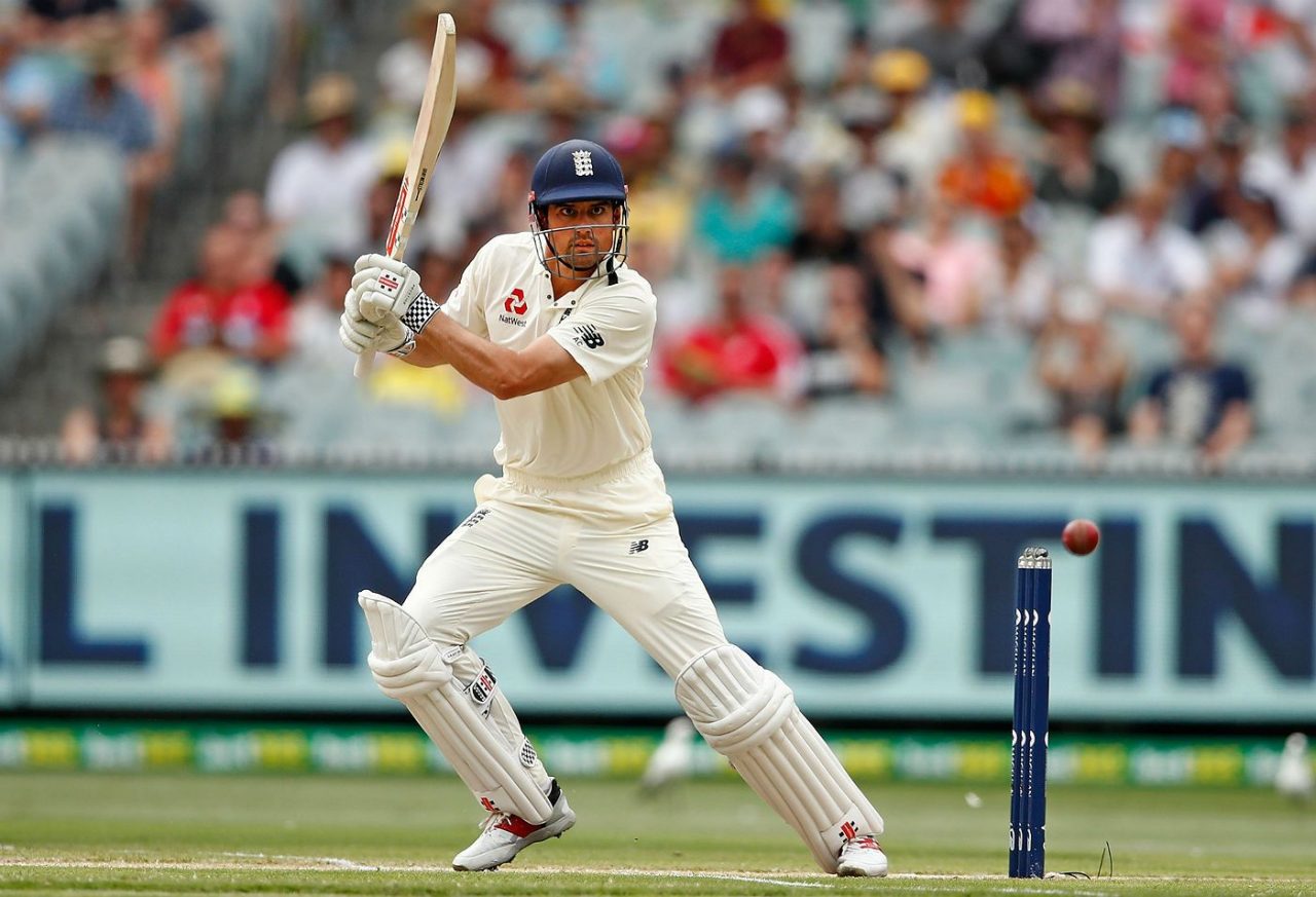 Alastair Cook Drives Through The Covers