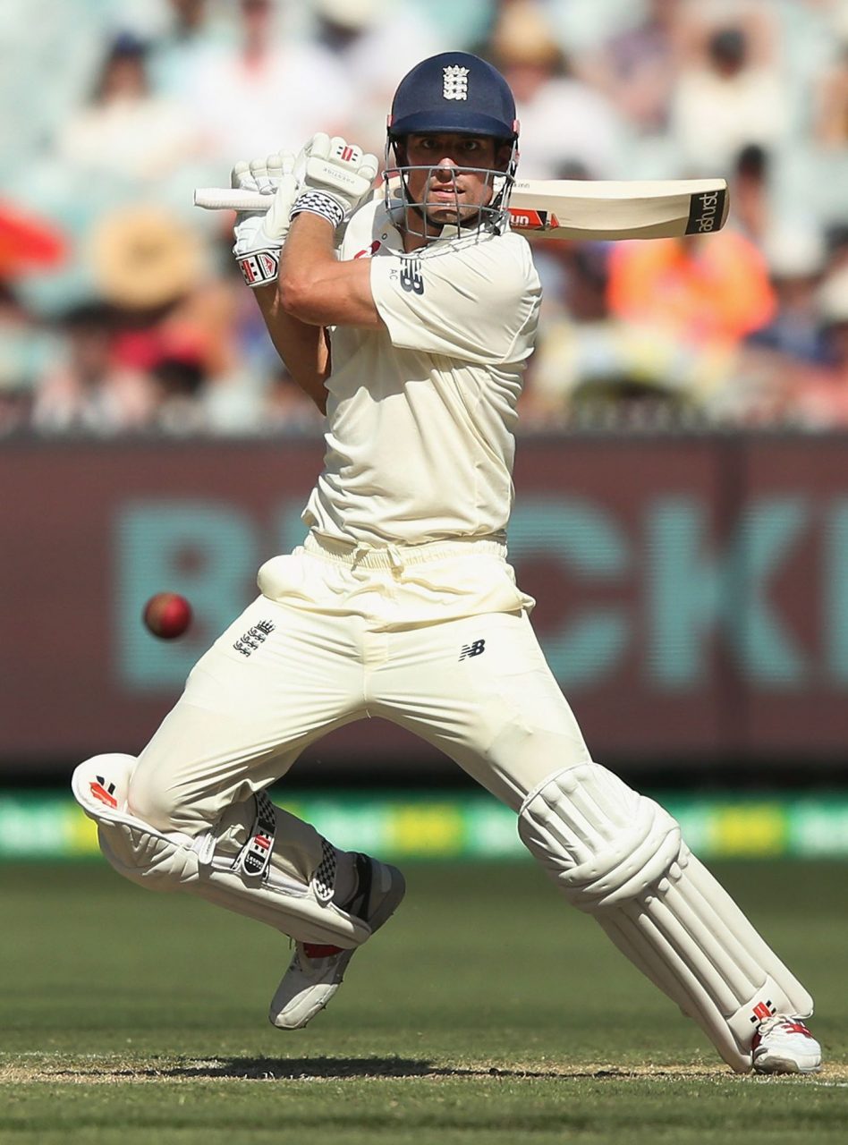 Alastair Cook Plays A Cut Shot