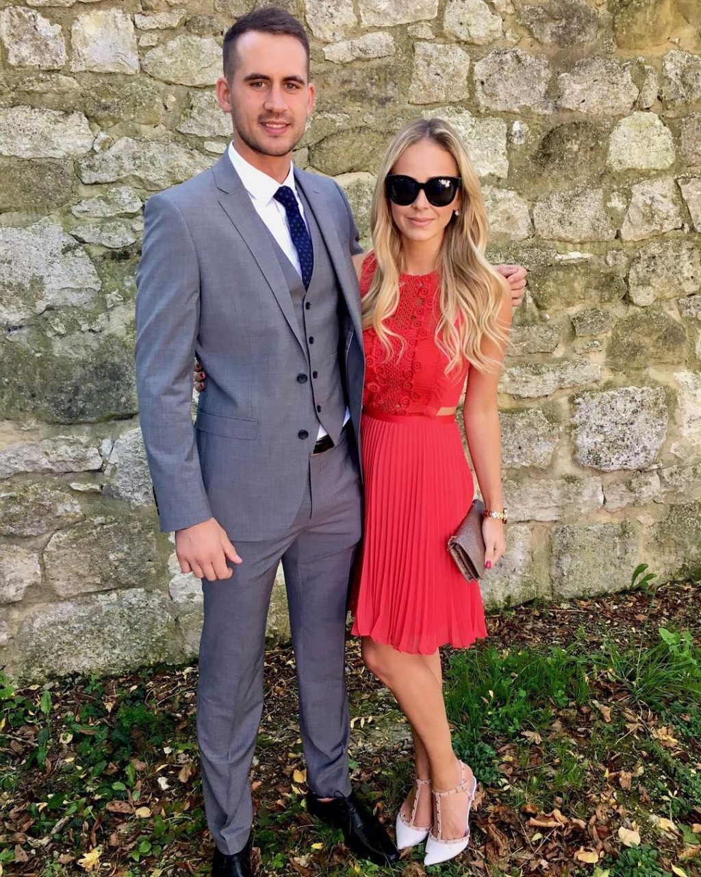 Alex Hales With His Girlfriend