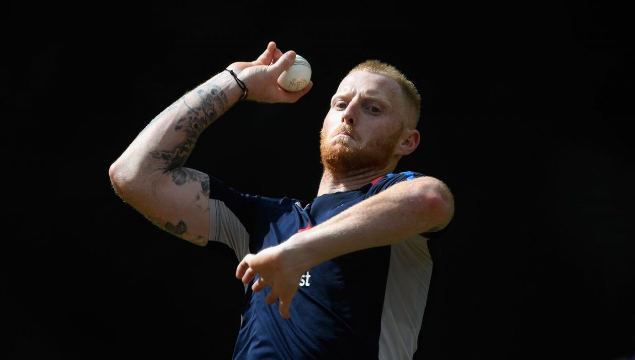 Ben Stokes Bowls In The Nets