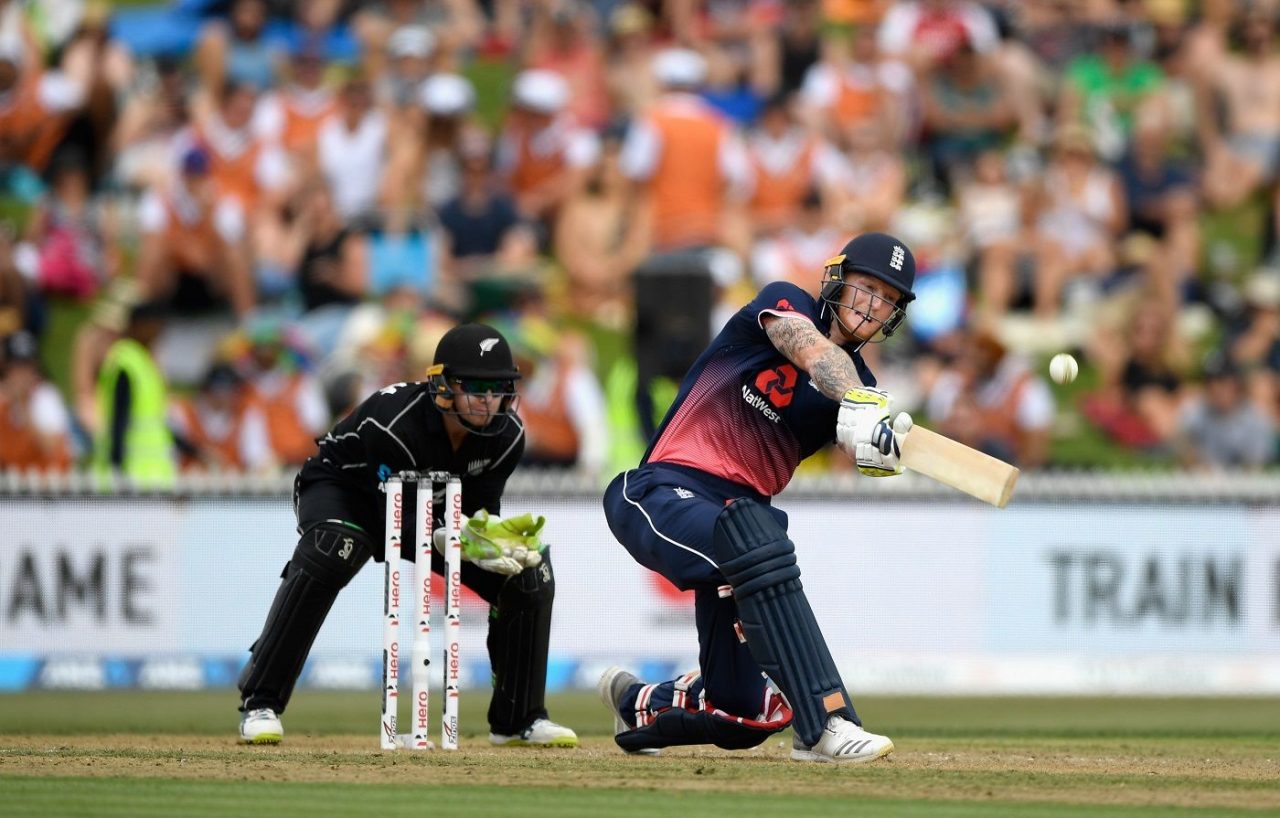 Ben Stokes Slog Sweep Shot