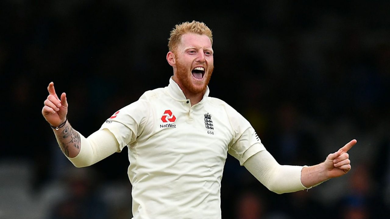 Ben Stokes Wicket Celebration Pics