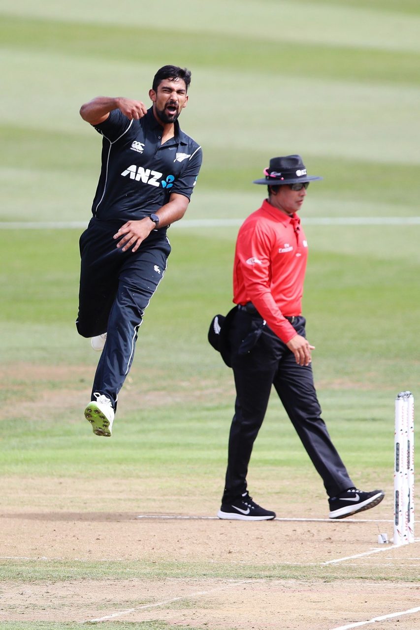 Ish Sodhi Is Elated After Picking Up A Wicket