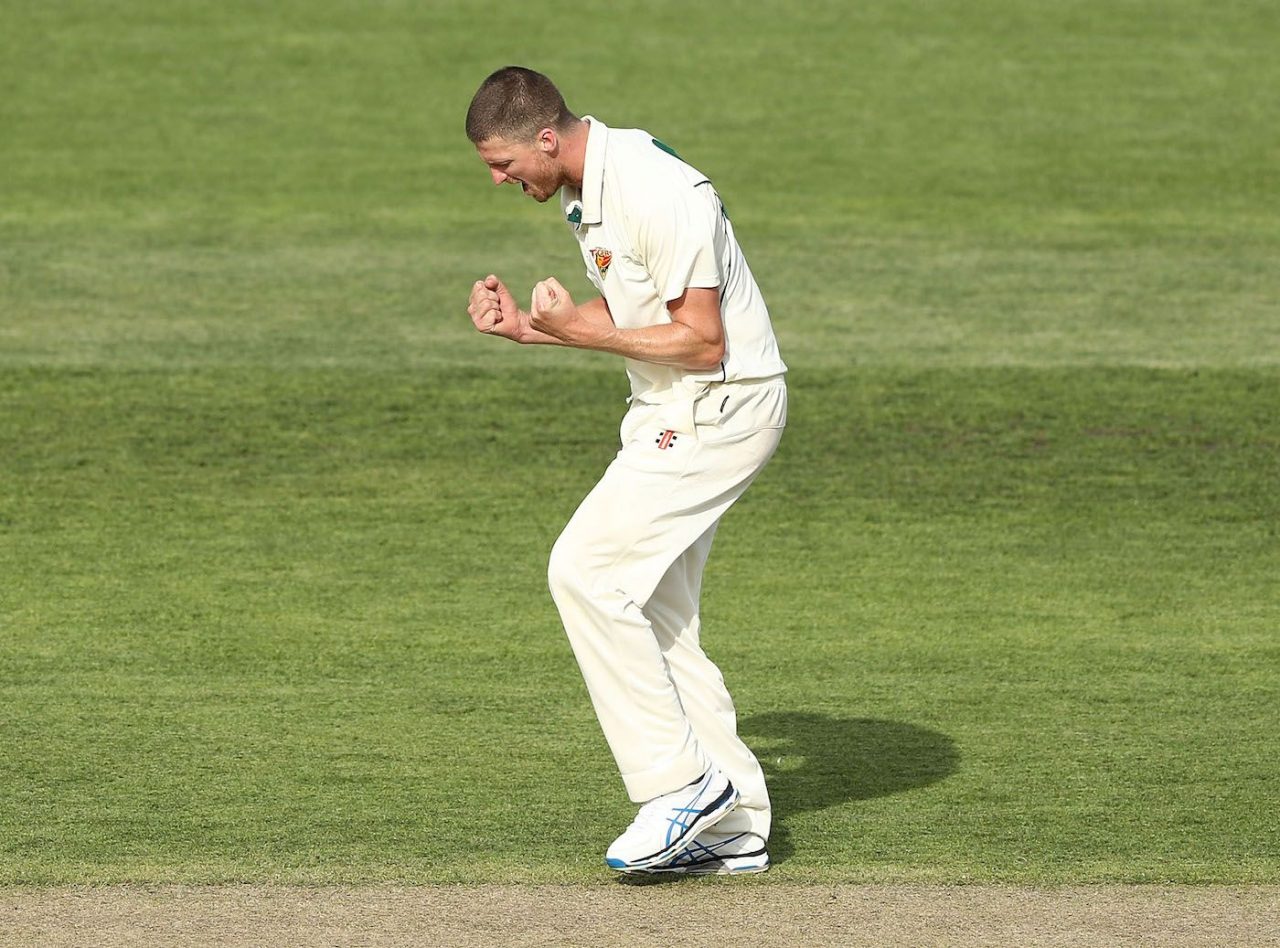 Jackson Bird Is Pumped After Taking A Wicket