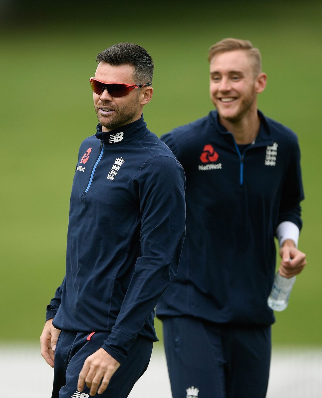 James Anderson And Stuart Broad At Training