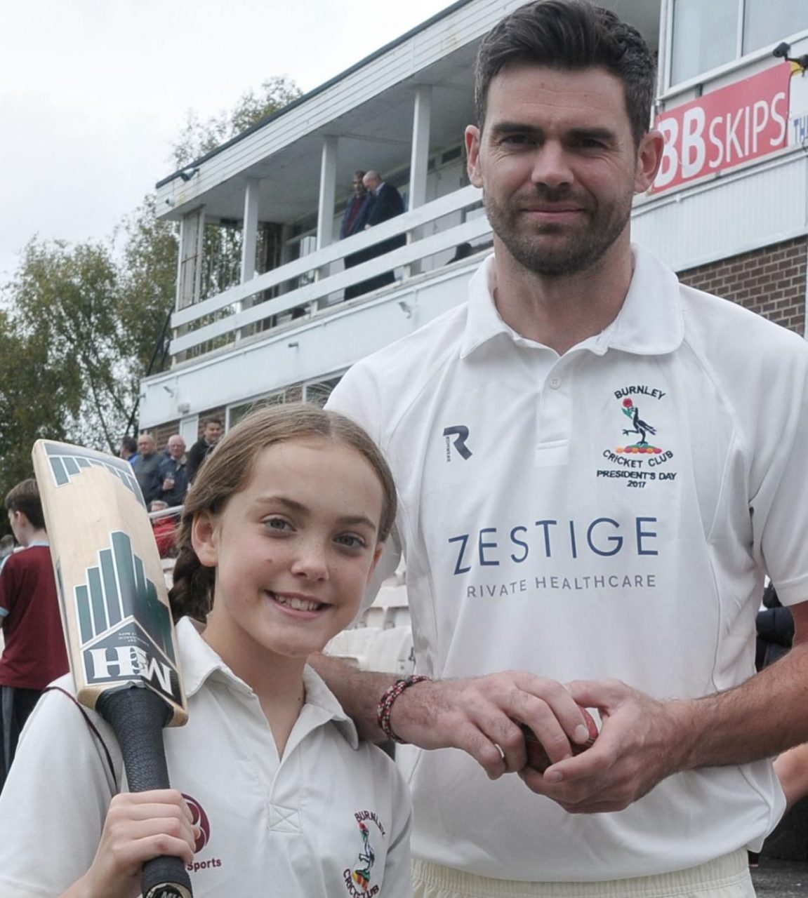 James Anderson And His Cute Fan