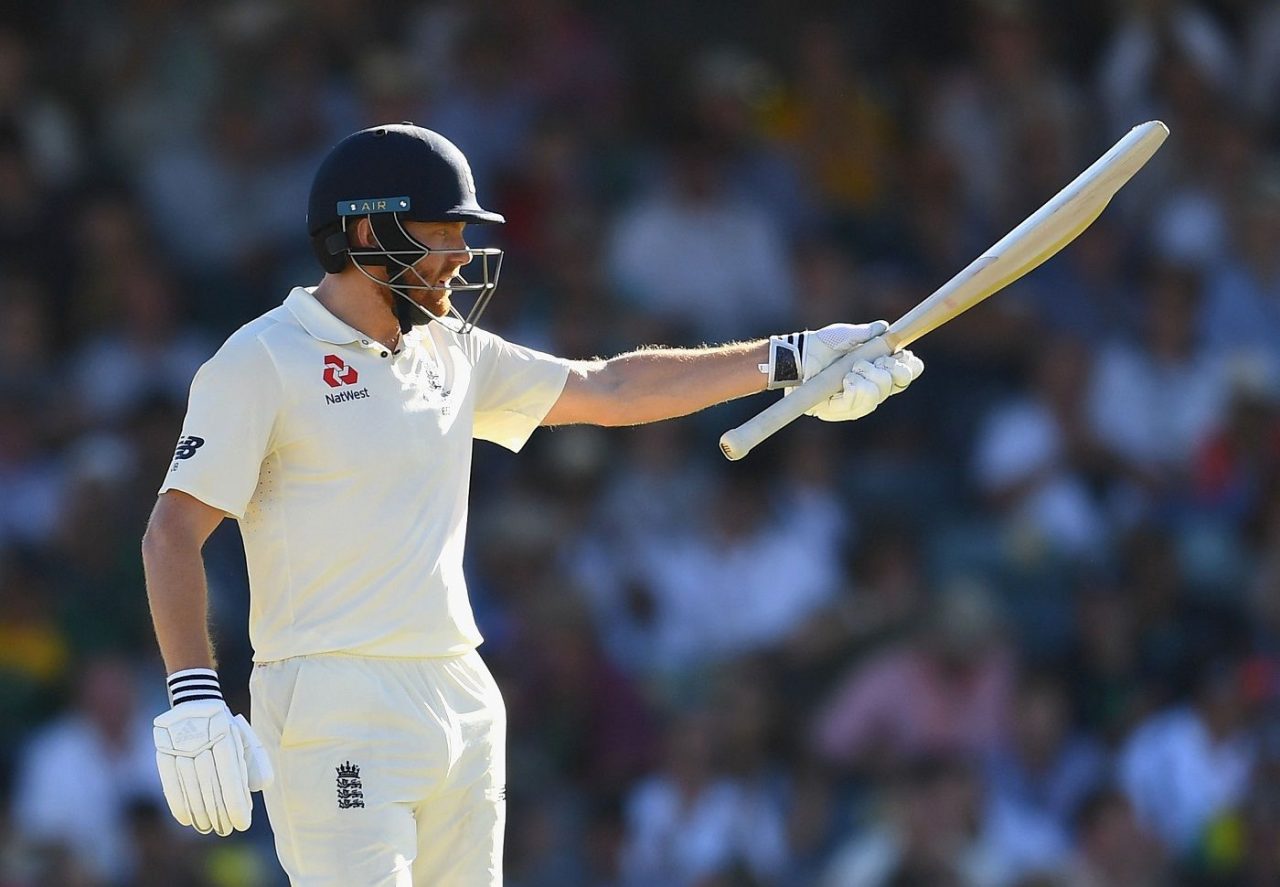 Jonny Bairstow Celebrates His Fifty