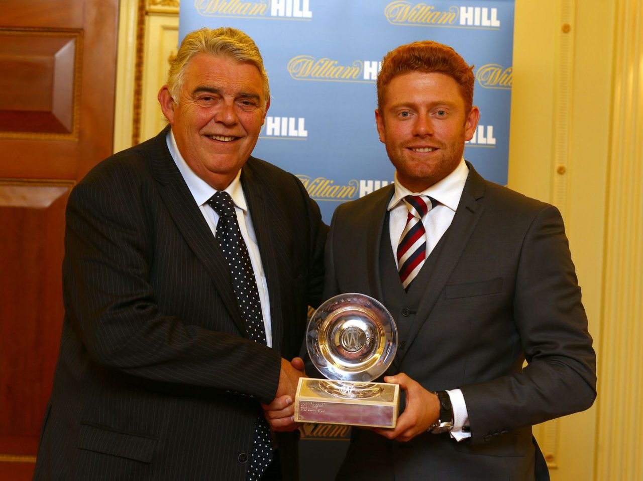 Jonny Bairstow Receives His Award