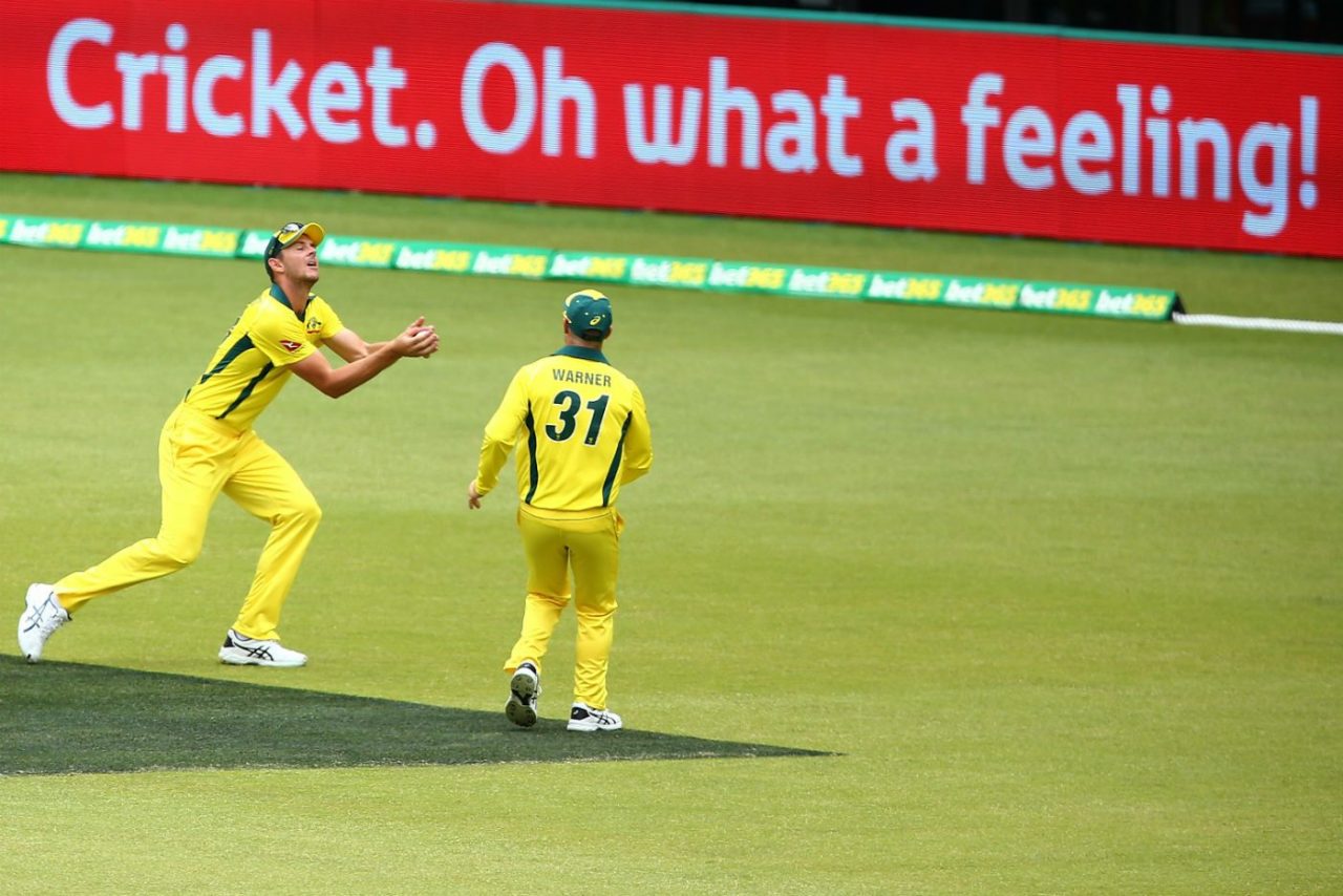 Josh Hazlewood Takes The Catch