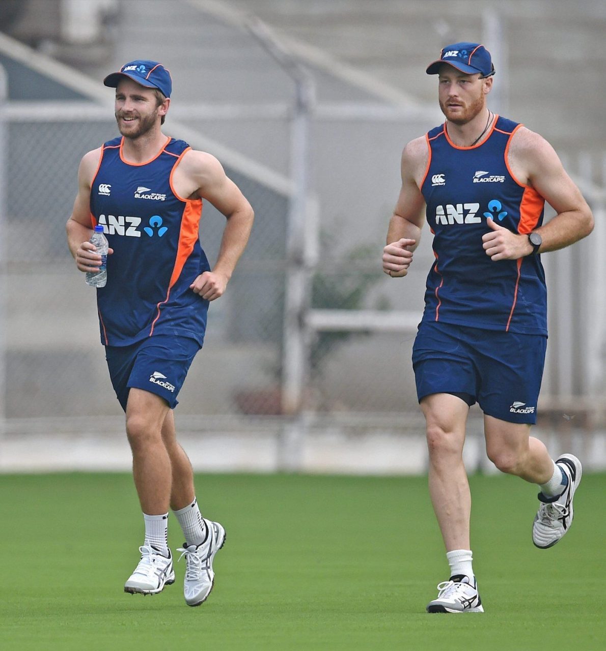 Kane Williamson And Martin Guptill Go Through Fitness Drills