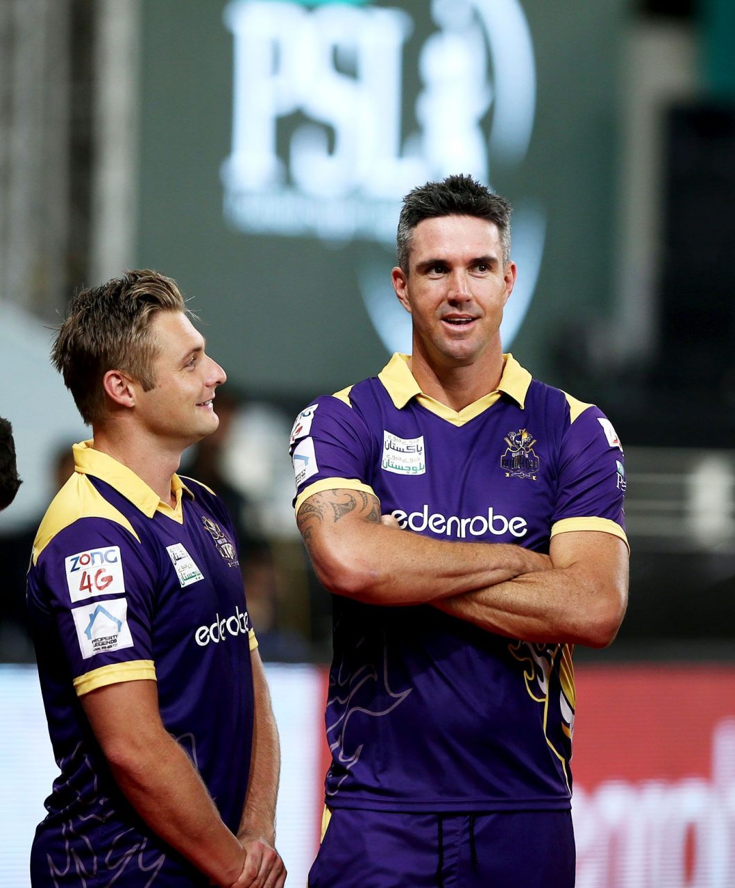 Kevin Pietersen And Luke Wright