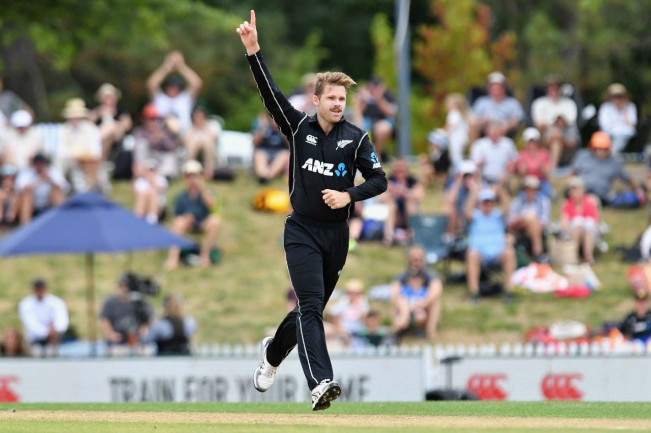 Lockie Ferguson Celebrates A Wicket