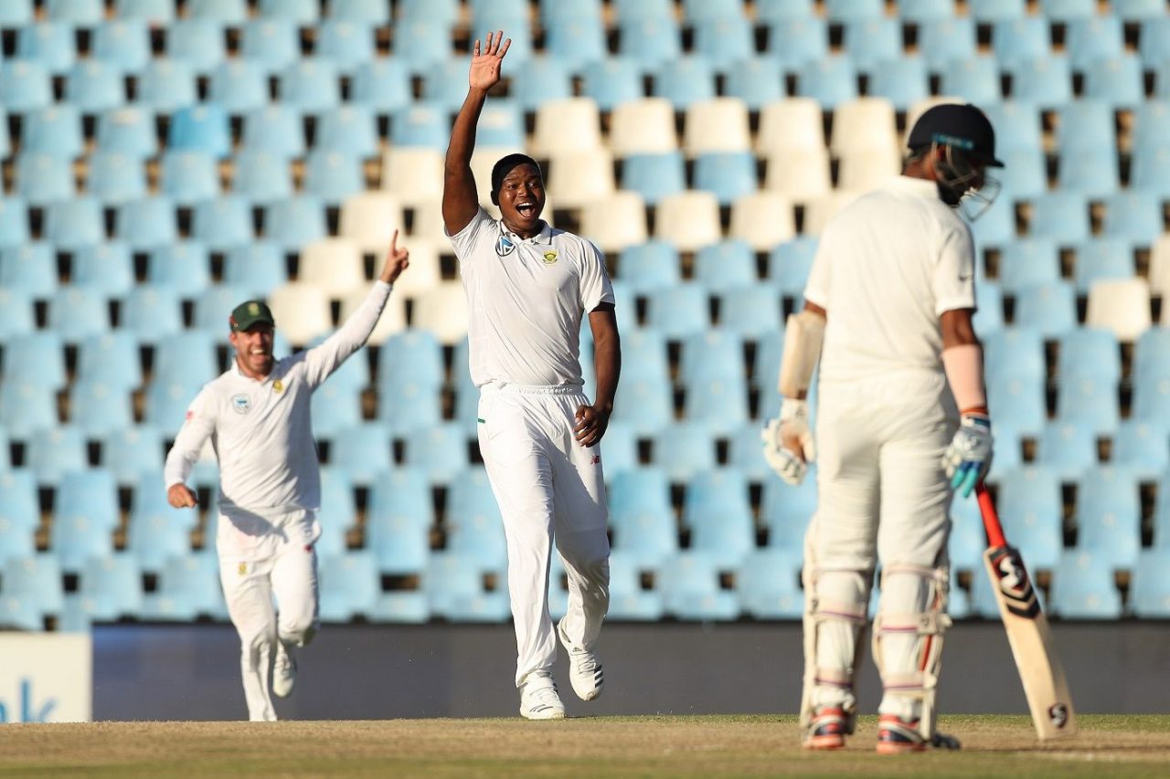 Lungi Ngidi Appeals For An Lbw