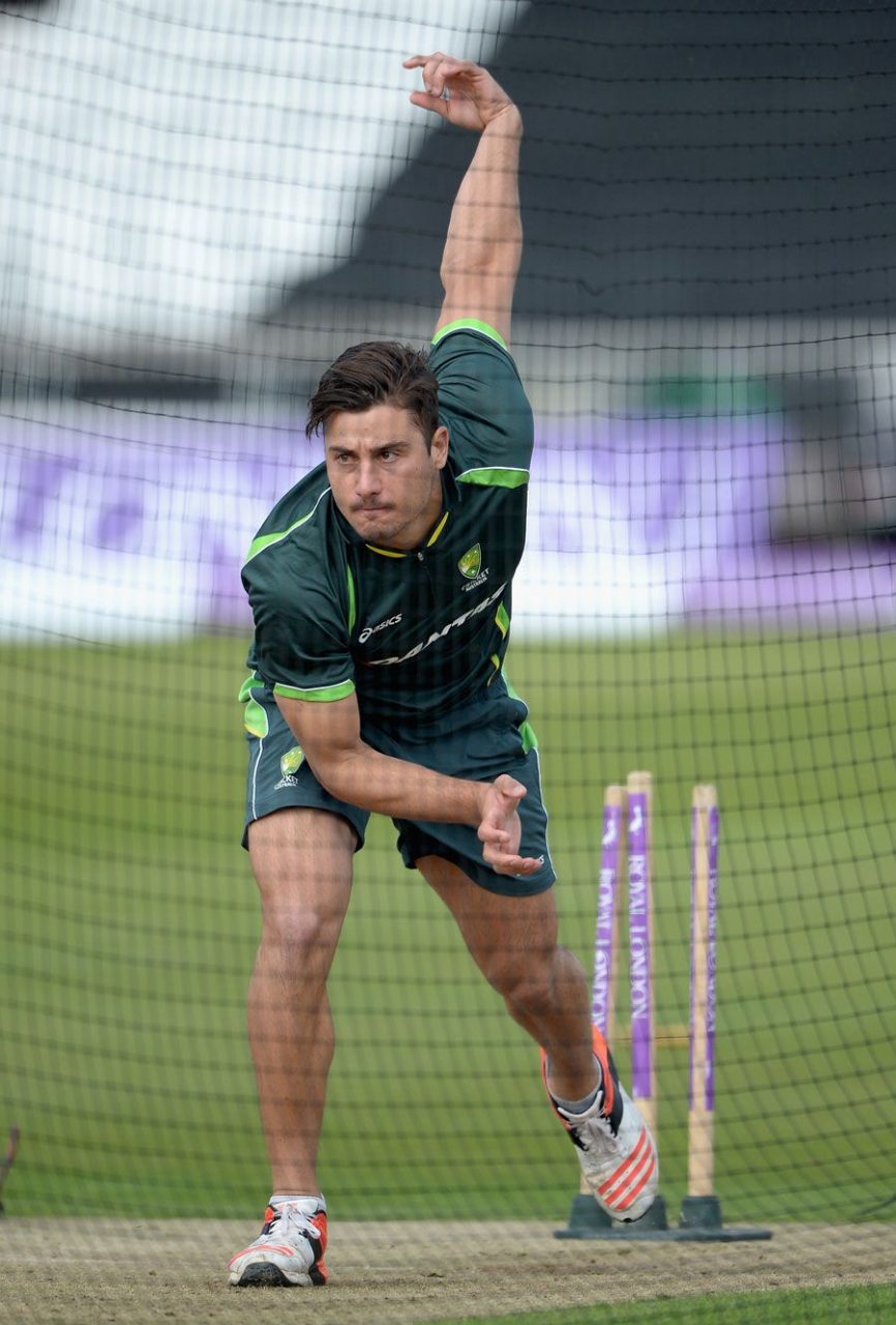 Marcus Stoinis Bowls In The Nets