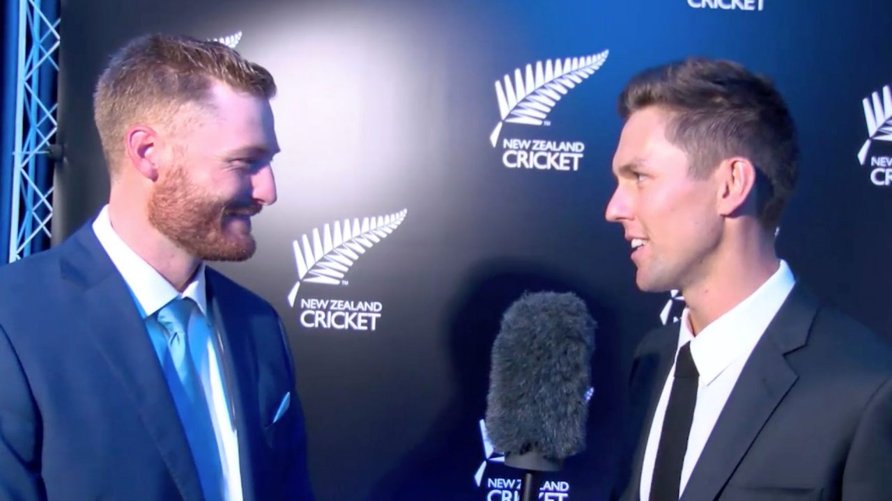 Martin Guptill And Trent Boult Interview Each Other At Awards Function