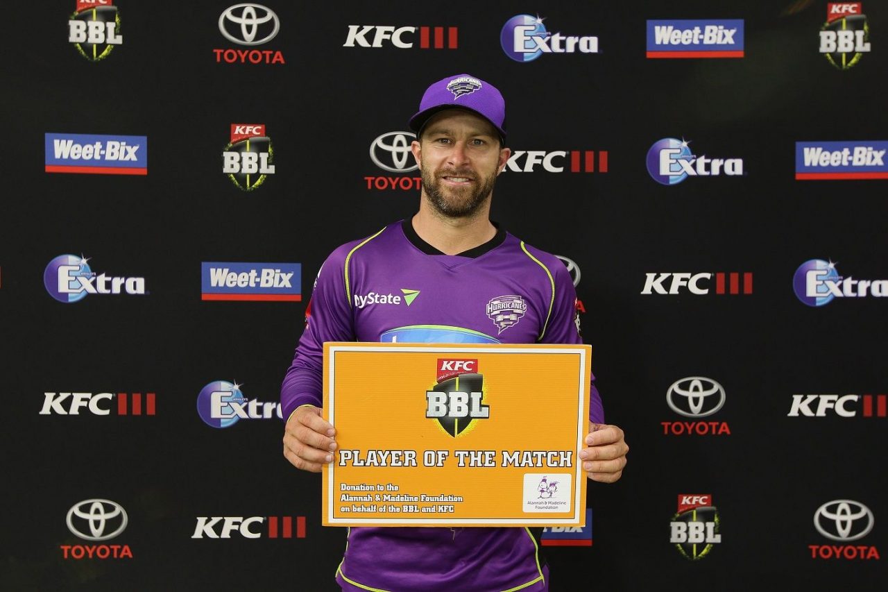 Matthew Wade Was Named Player Of The Match