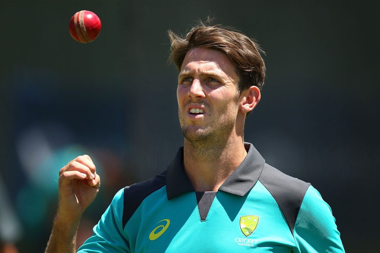 Mitchell Marsh At Training Session