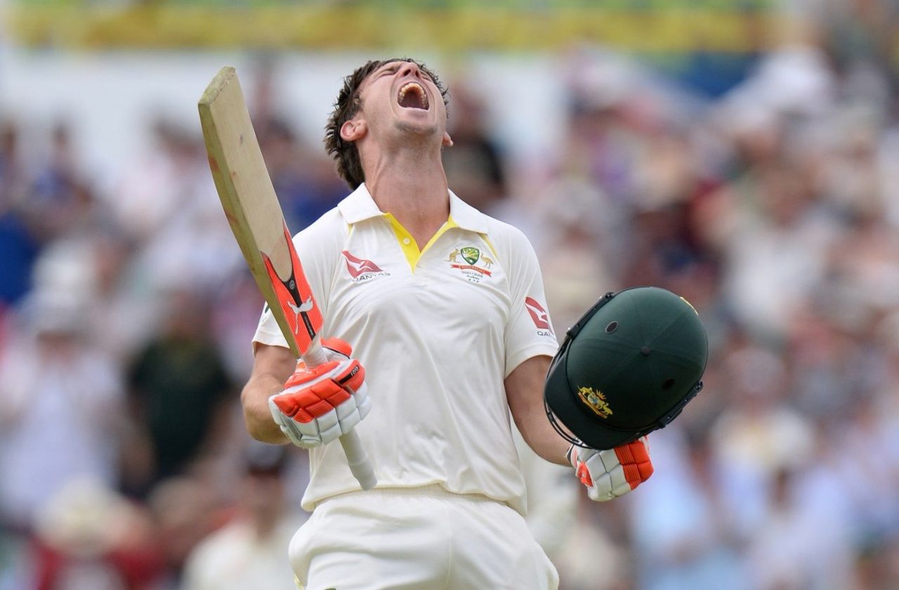 Mitchell Marsh Roars After Hitting His Maiden Test Hundred