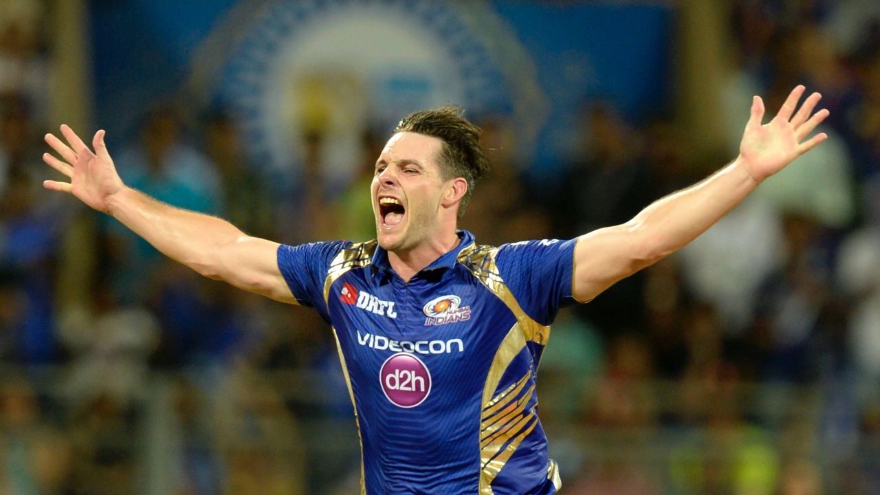 Mitchell McClenaghan Appeals For A Wicket