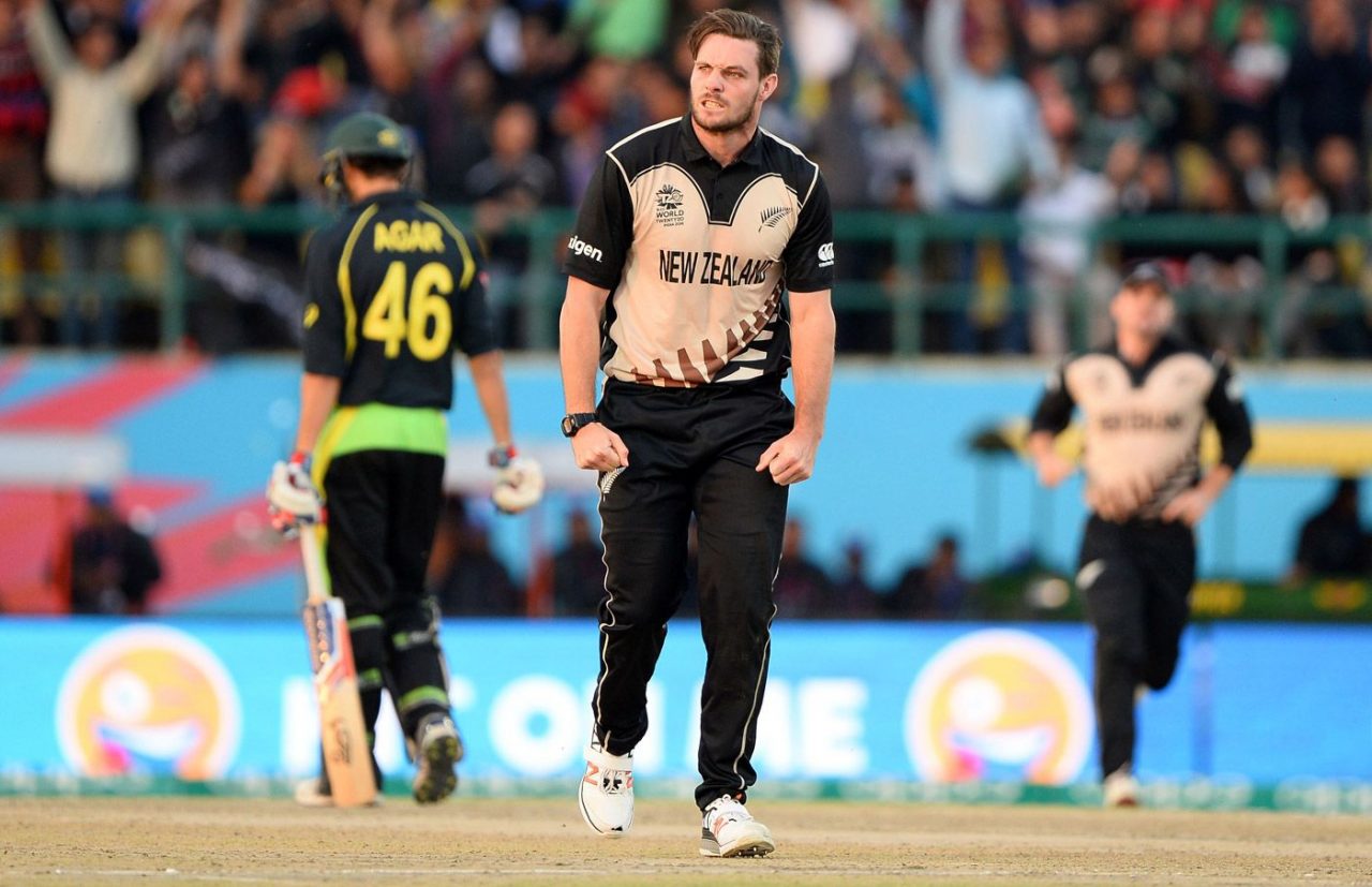 Mitchell McClenaghan Celebrates The Wicket In T20