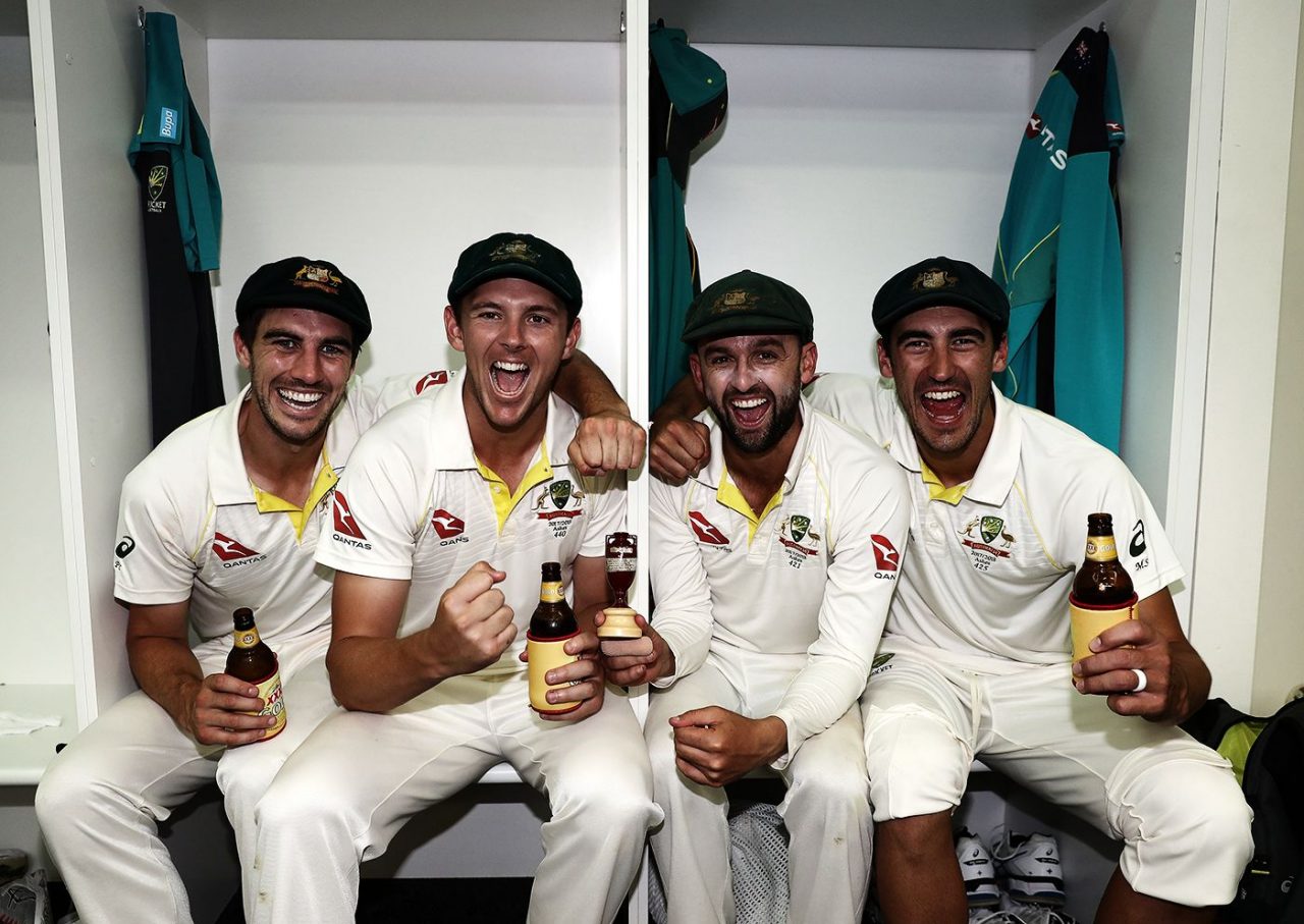 Pat Cummins, Josh Hazlewood, Nathan Lyon And Mitchell Starc