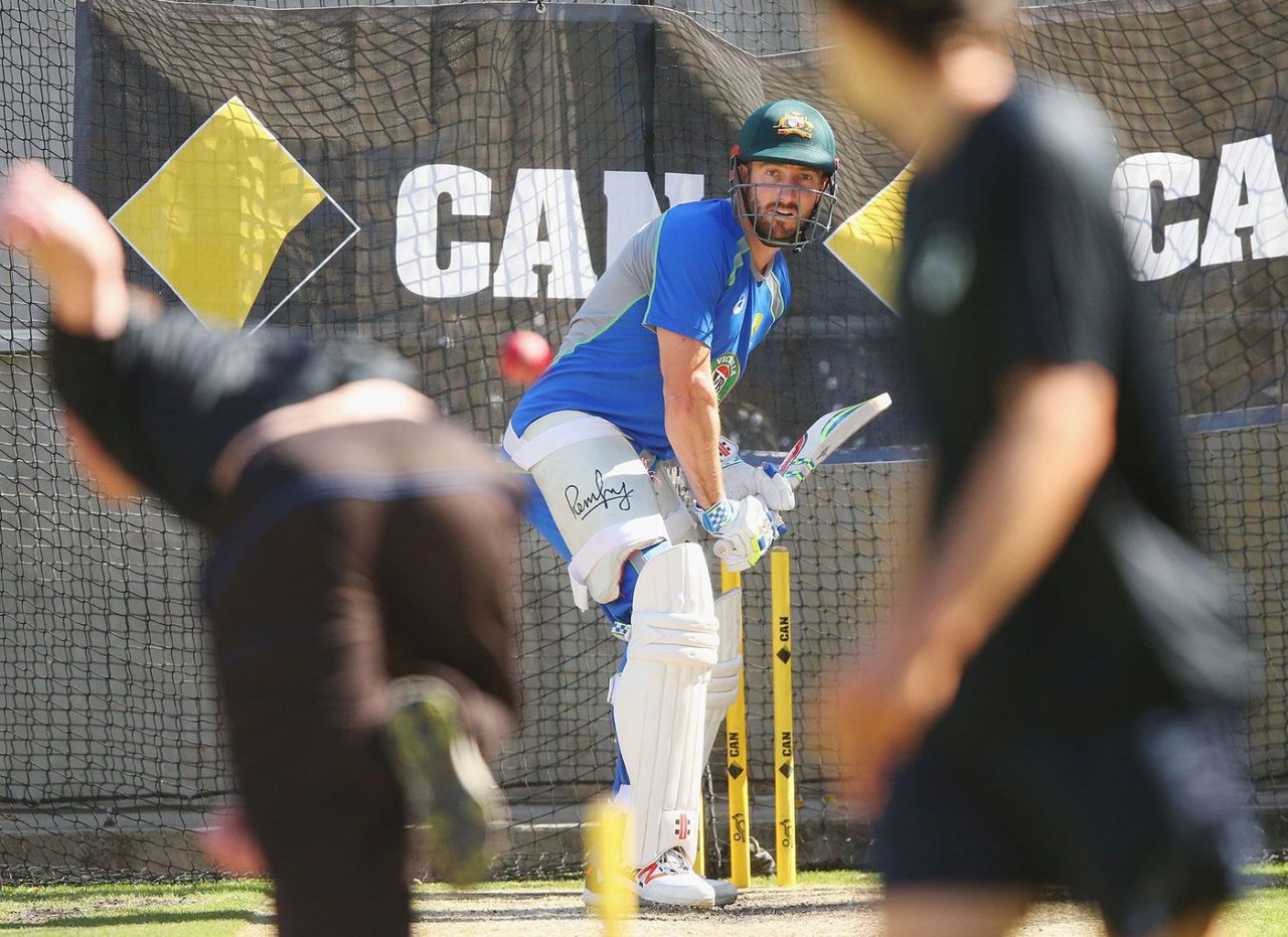 Shaun Marsh Bats In The Nets