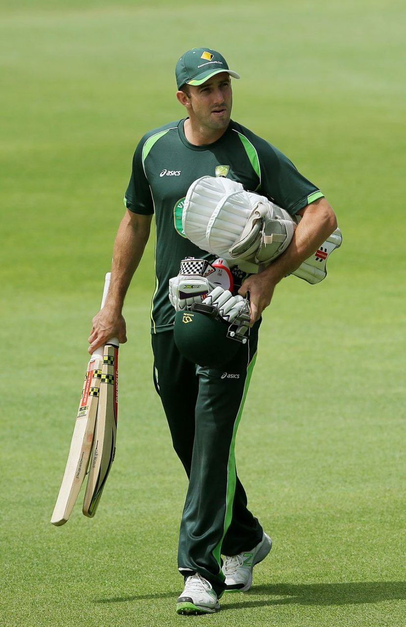 Shaun Marsh Carries His Gear To Practice