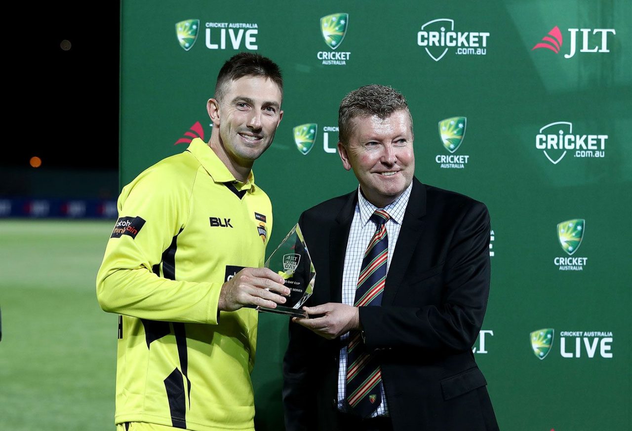 Shaun Marsh Was Named Player Of The Series