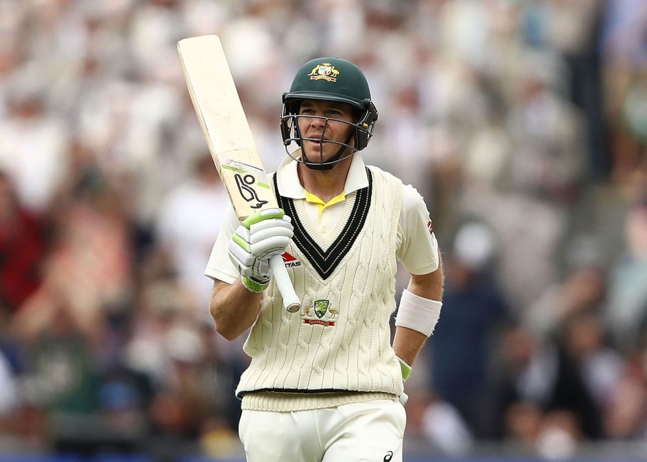 Tim Paine Celebrate The Century In Test Match