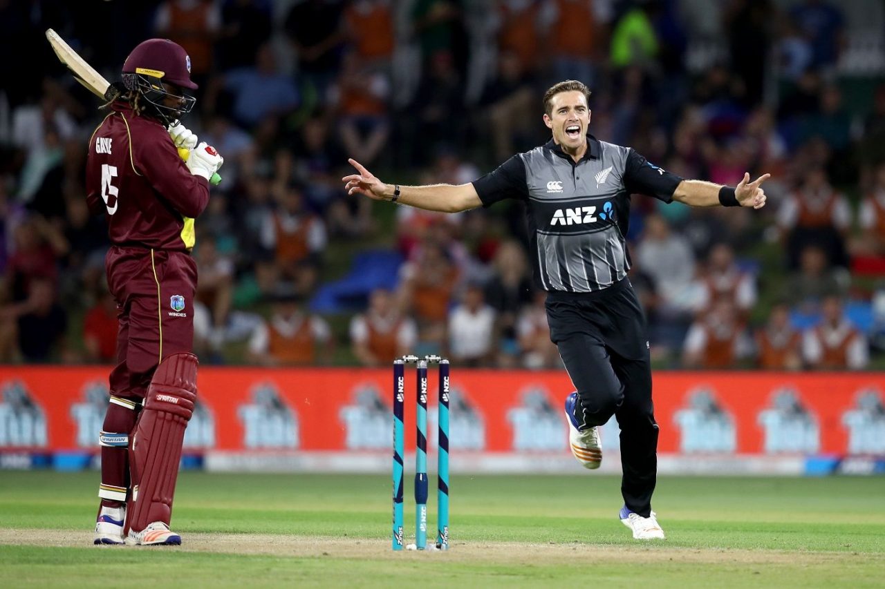 Tim Southee Bounced Out Chris Gayle For A Duck