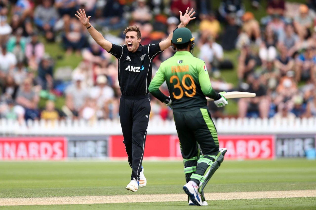 Tim Southee Wicket Celebration Pics