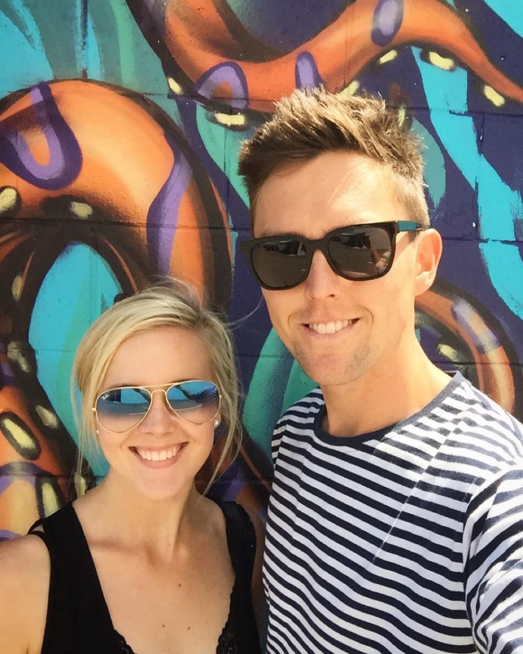 Trent Boult And His Wife Selfie Pics