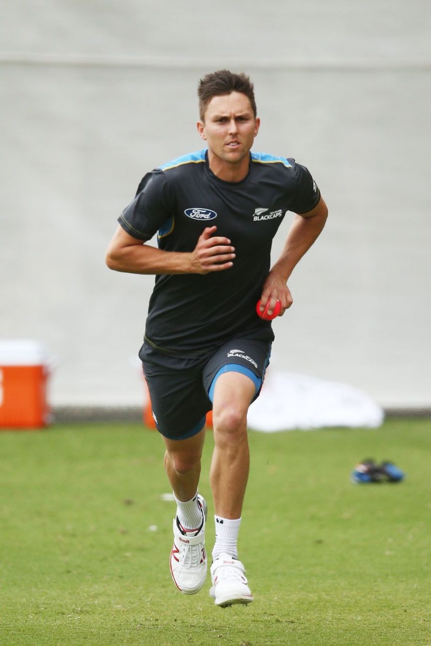 Trent Boult Run To Bowl At Nets