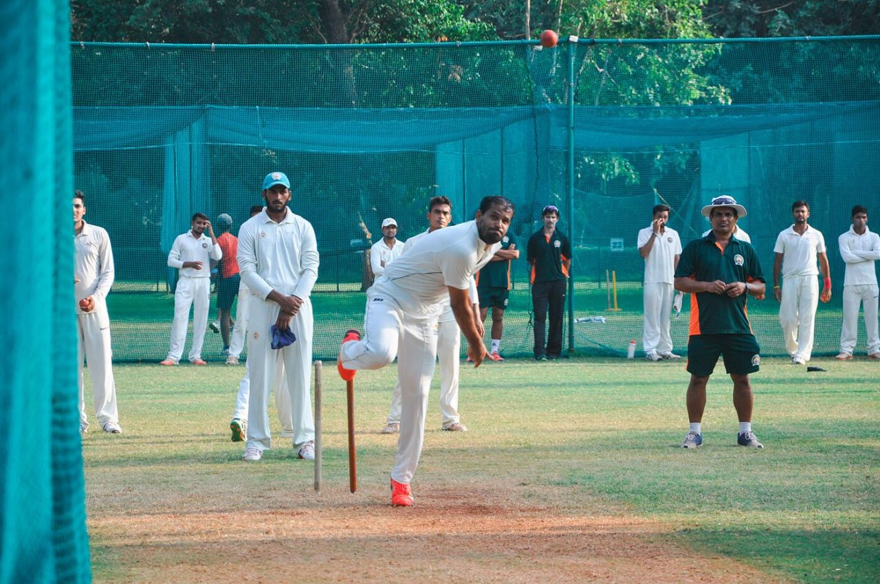 Yusuf Pathan Bowls At The Nets