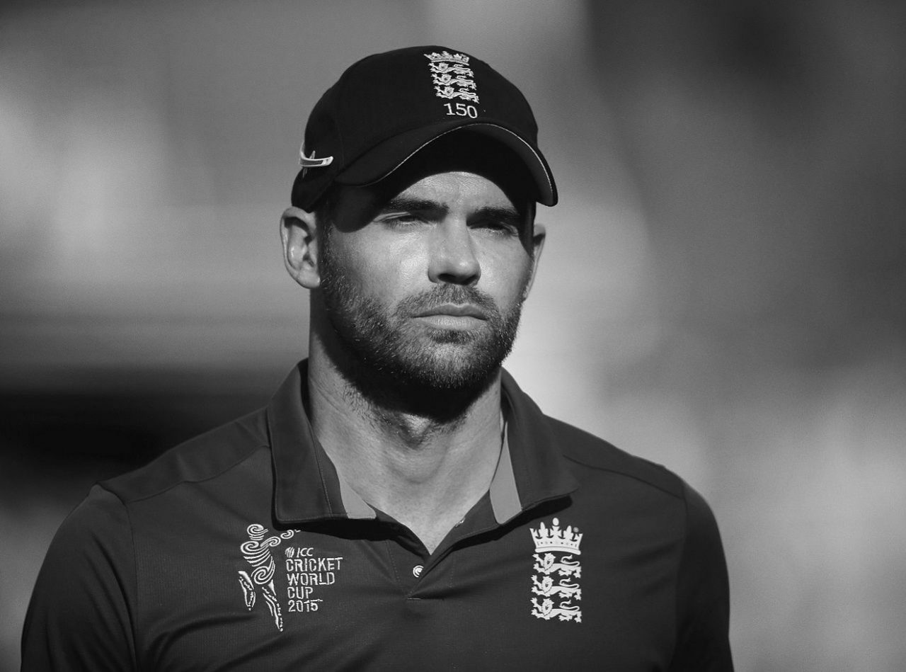 Black And White Image Of James Anderson