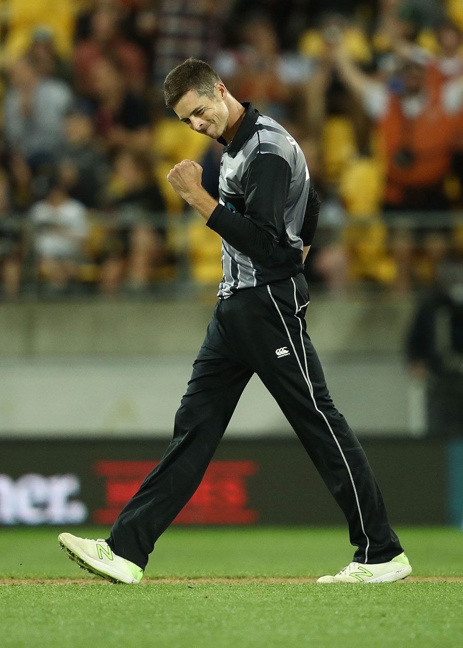 Wicket Celebration Pics Of Mitchell Santner