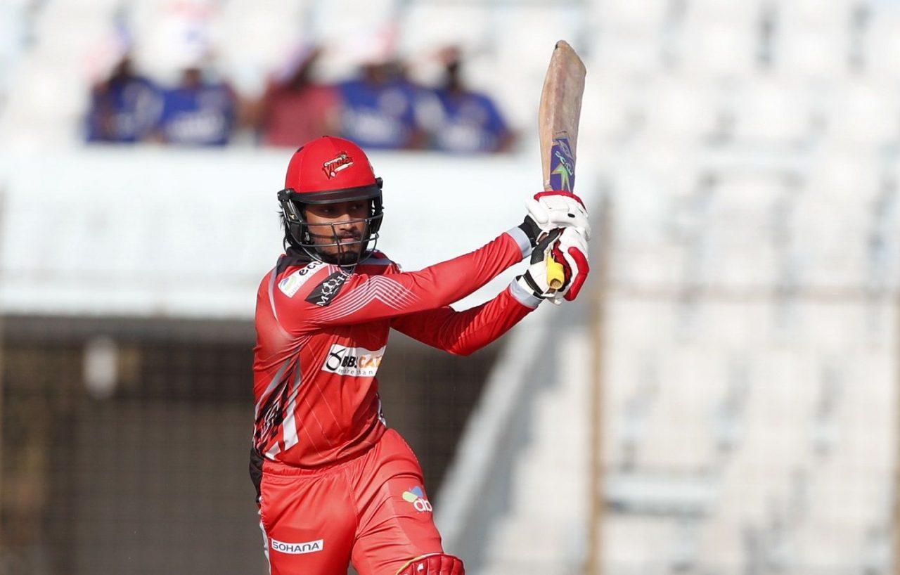 Anamul Haque Cuts The Ball Square