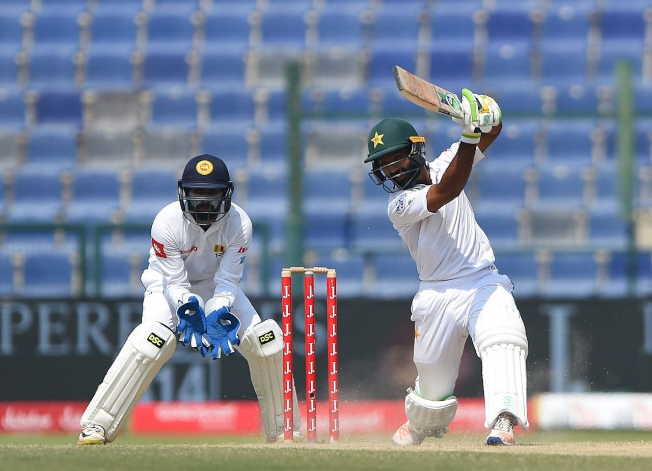 Asad Shafiq Drives Through The Off Side