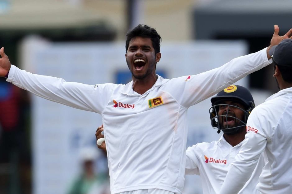 Dhananjaya De Silva Celebrates The Wicket
