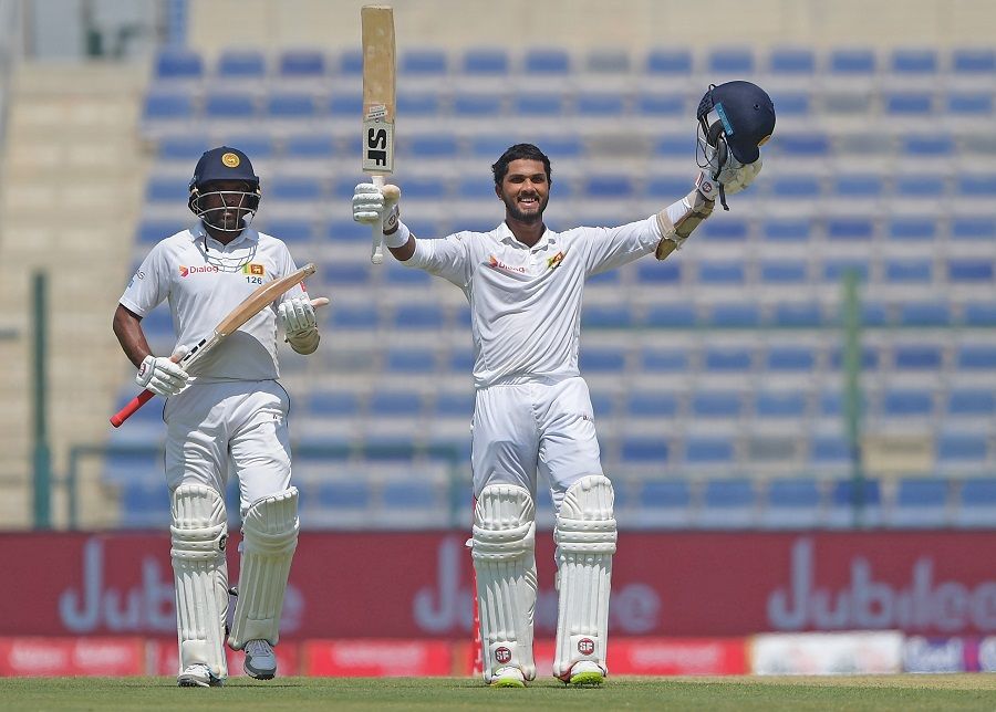 Dinesh Chandimal Scored His First Century As Test Captain