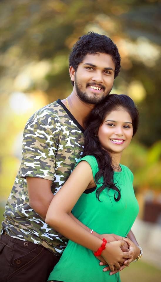 Dinesh Chandimal With His Wife