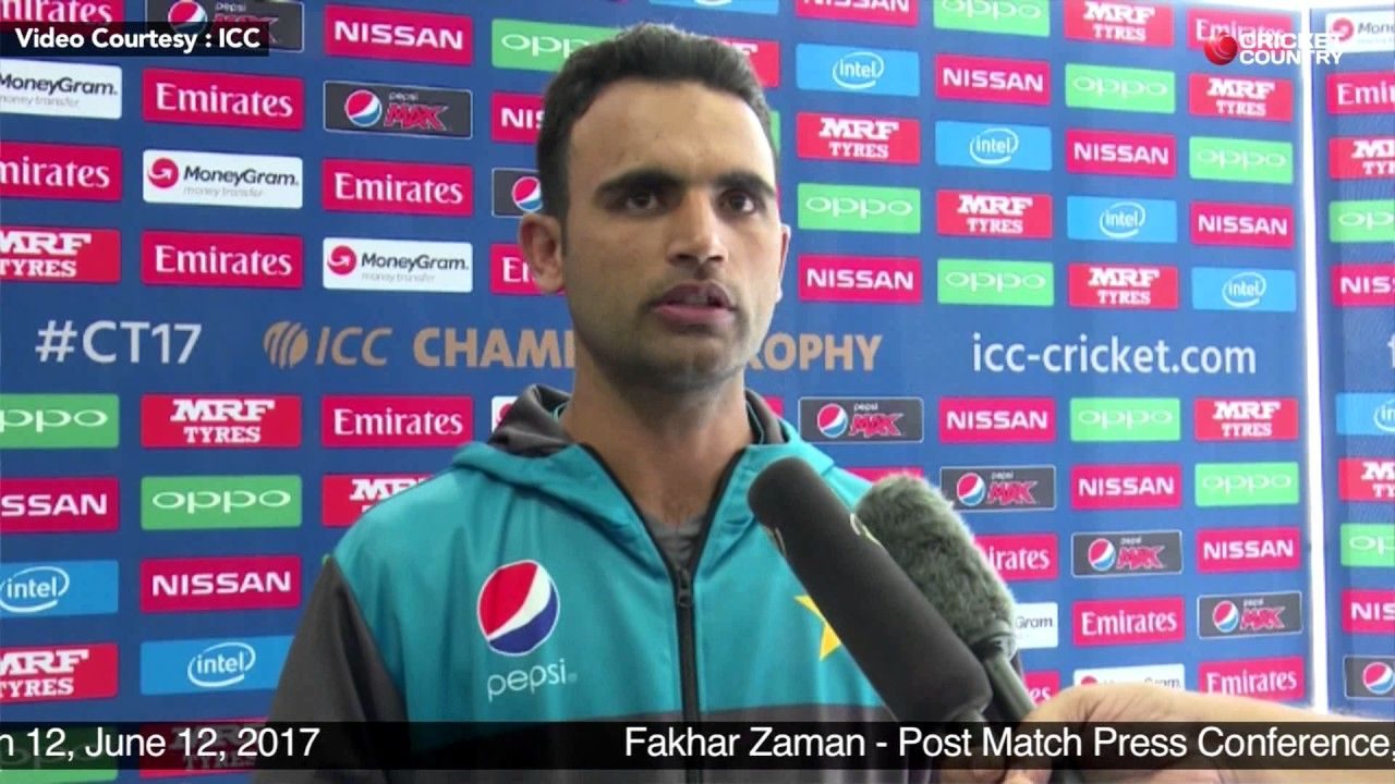 Fakhar Zaman At Press Conference