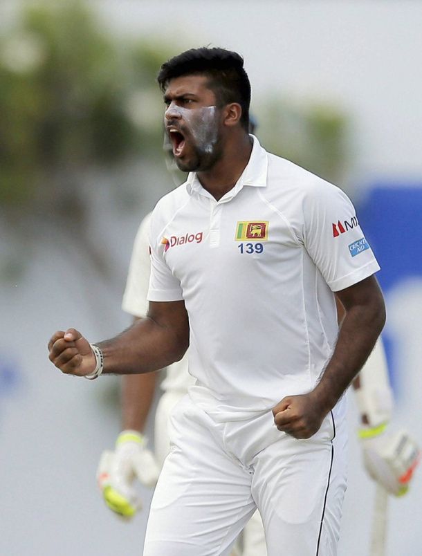 Lahiru Kumara Test Match Photos