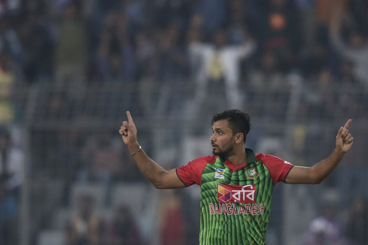 Mashrafe Mortaza Celebrates The Wicket