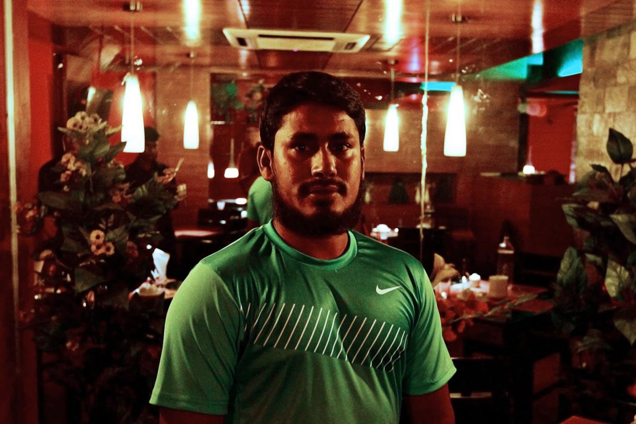 Mohammad Ashraful In His Restaurant