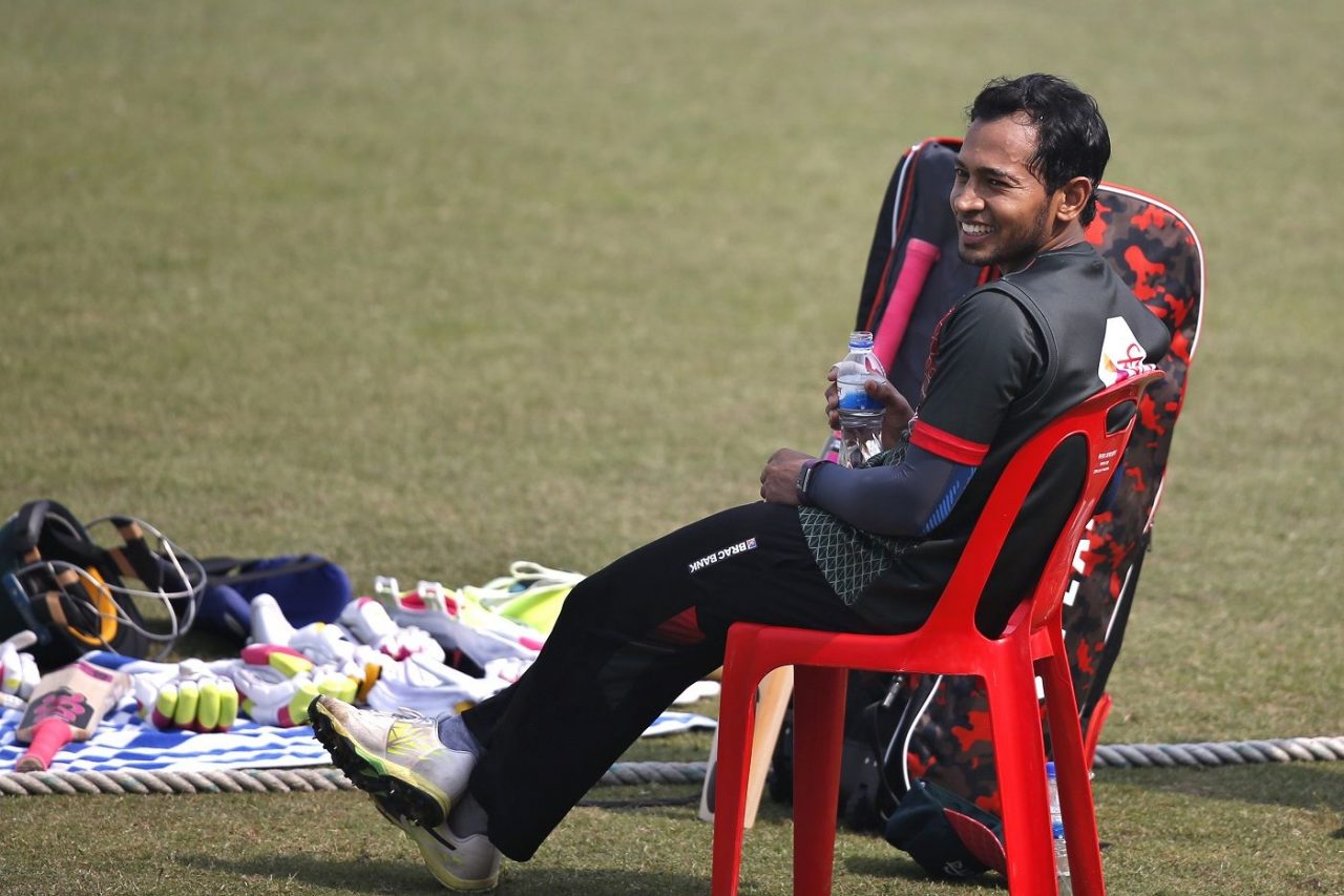 Mushfiqur Rahim Smile At Training