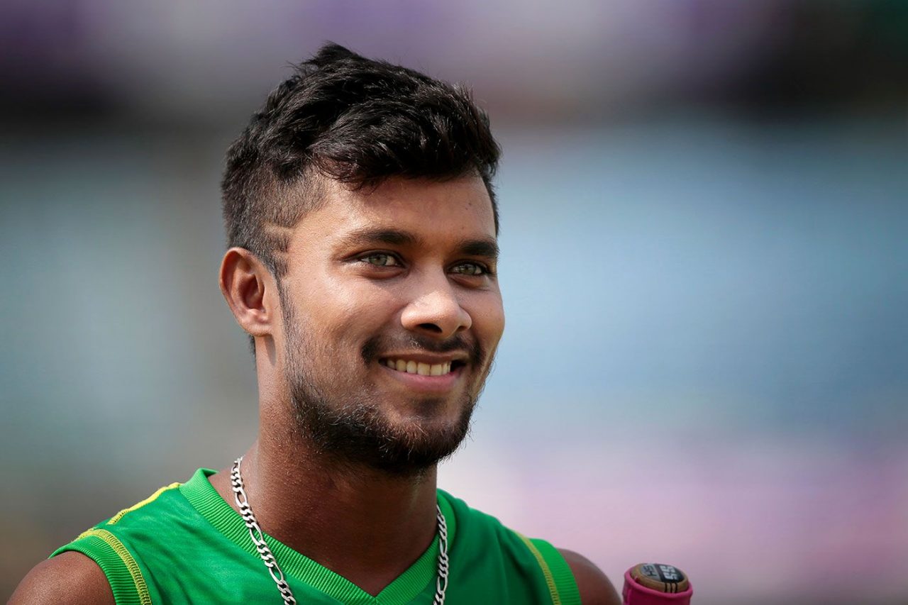 Sabbir Rahman Smiles During A Practice Session