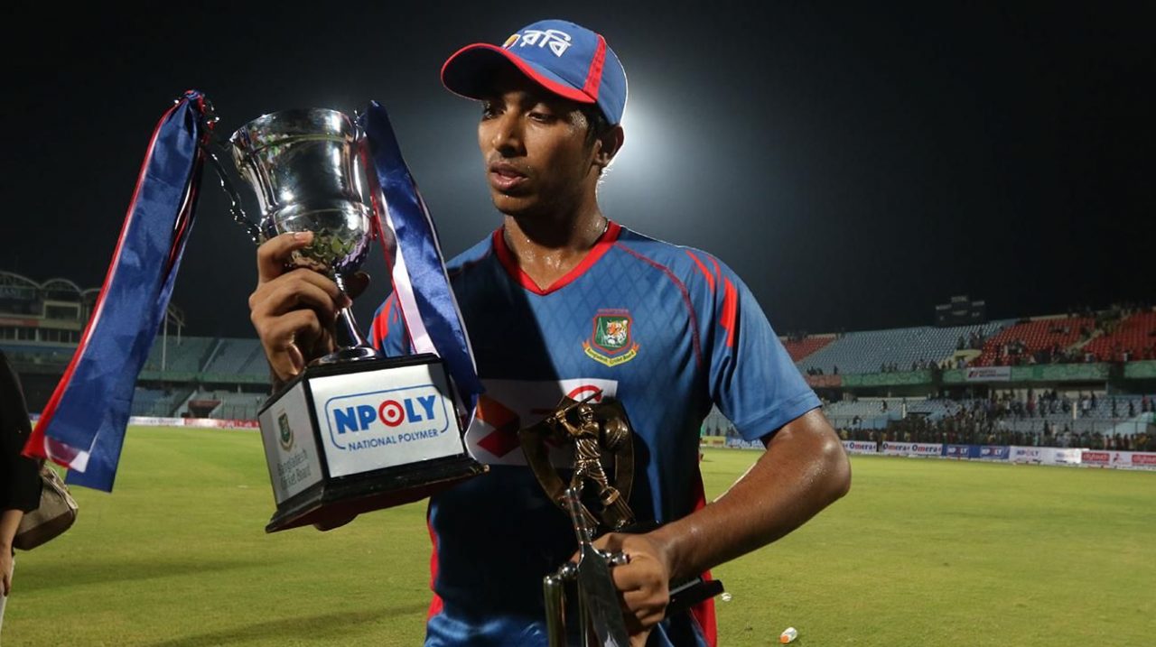 Soumya Sarkar With His Trophy